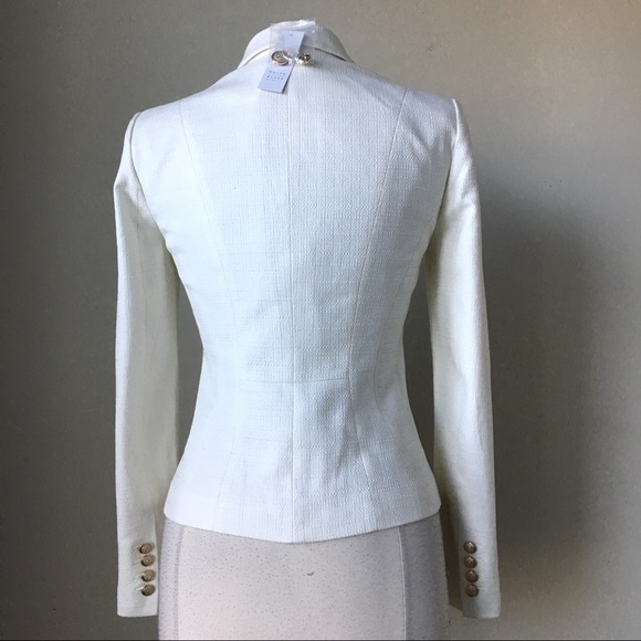 basketweave ivory new trophy jacket - Picture 3 of 4